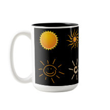 sol- spektakulär beställnings- mugg för sol 15oz