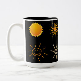 sol- spektakulär beställnings- mugg för sol 15oz