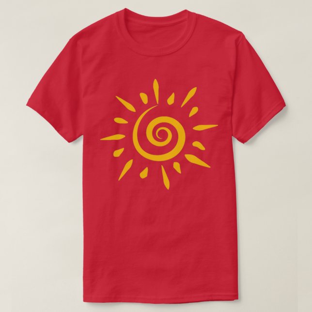 Sol Spiral T Shirt (Design framsida)