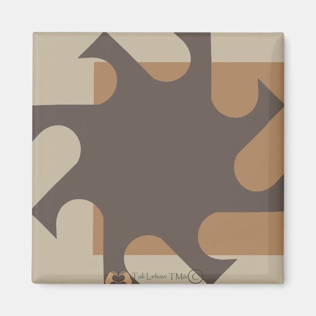 Sol Sponap beige Magnet 2 (Framsidan)