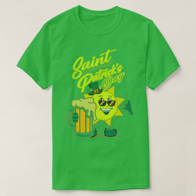 Sol St Patrics Day Sommar 4 T Shirt (Design framsida)
