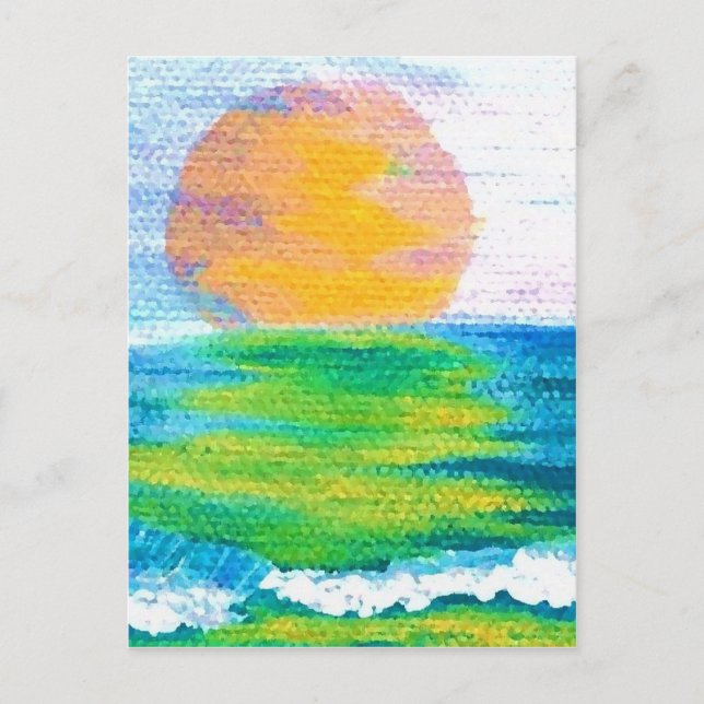 Sol Stance CricketDiane Ocean Art Design Products Vykort (Framsida)