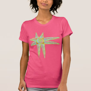 Sol Star Abstrakt Art till Bära T Shirt