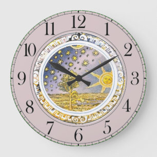 Sol Stars Celestial Lavender Stor Klocka