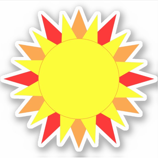 Sol Sticker Klistermärken (Framsida)