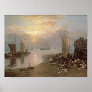 Sol Stigning genom förångare Poster