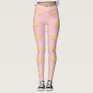 Sol Stigning i Hazy, Rosa Himlar II Leggings