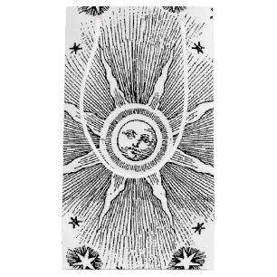 Sol Stjärnor Antik Natthimmel Medeltida Zodiak