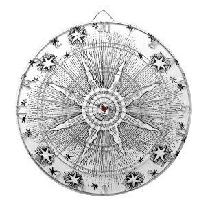 Sol Stjärnor Antik Natthimmel Medeltida Zodiak Piltavla