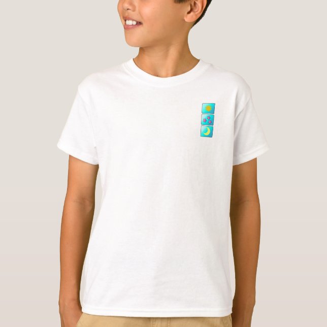 Sol Stjärnor och Måne T-shirt (Framsida)