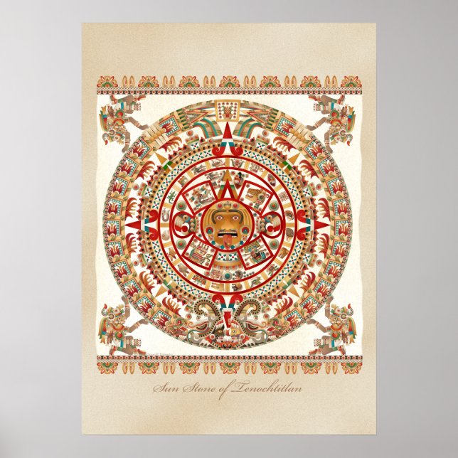 Sol Stone of Tenochtitlan Poster (Framsidan)