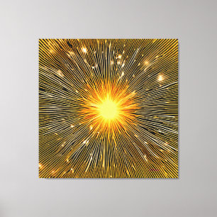 Sol Streaks Canvastryck