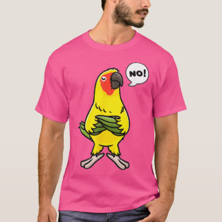 Sol Stubborn Parakeet Conure Parrot T Shirt
