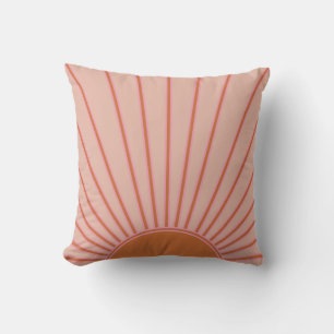 Sol Sunrise Terracotta Earth Tones Sunshine Kudde