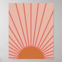 Sol Sunrise Terracotta Earth Tones Sunshine