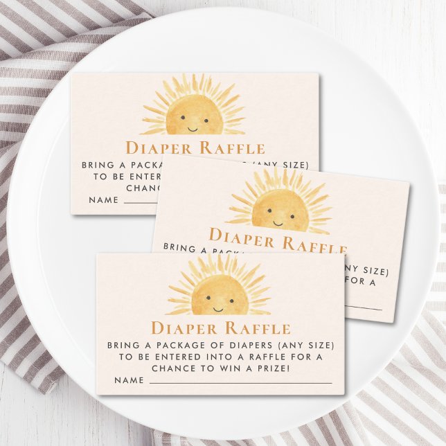 Sol Sunshine Diaper Raffle Tilläggskort (Skapare uppladdad)