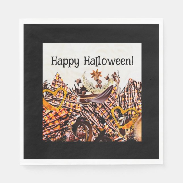 SOL! SUNSHINE! HAPPY HALLOWEEN! : PAPPERSSERVETT (Framsidan)