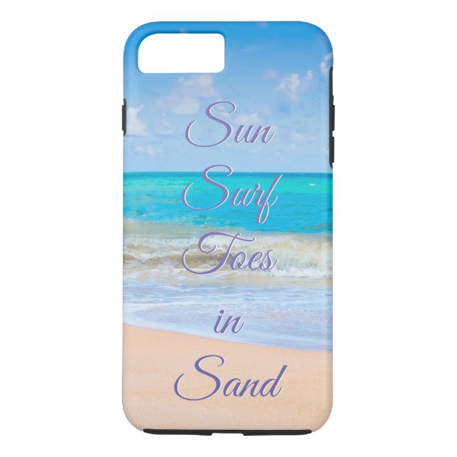 Sol, Surfa, Toes in Sand Case-Mate iPhone Skal (Baksida)