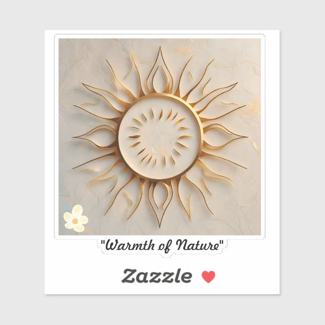 "Sol Symbol" Klistermärken (Ark)