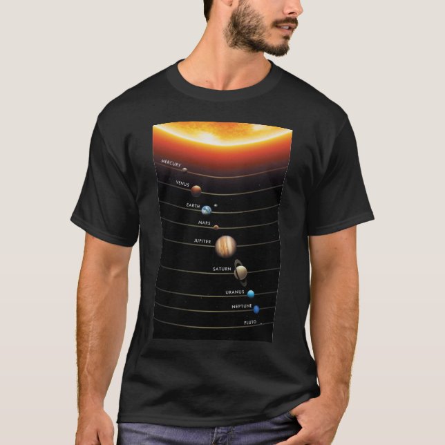 Sol System T-Shirt (Framsida)
