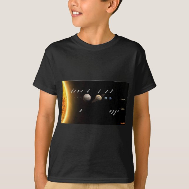Sol- system t-shirt (Framsida)