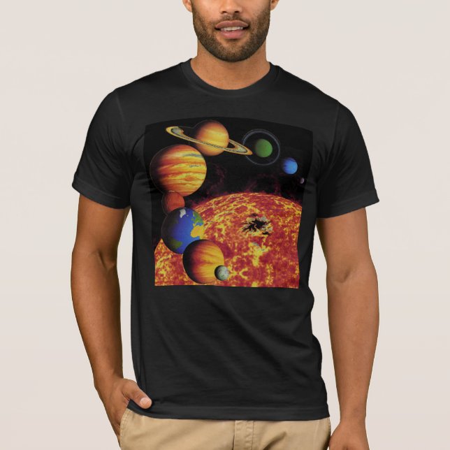 Sol- system tee (Framsida)