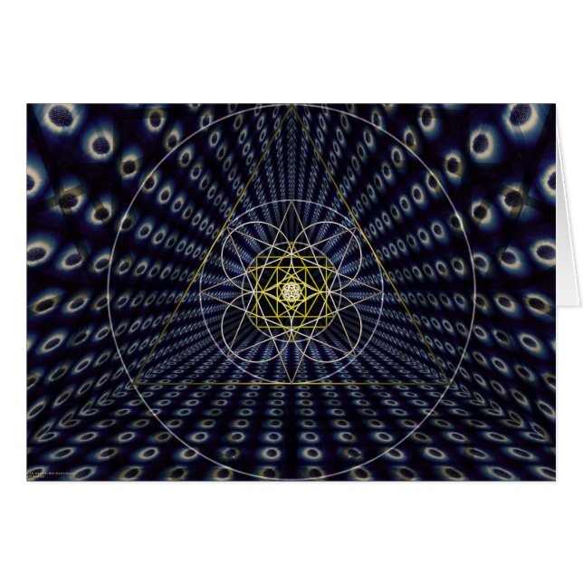 Sol- system till Uranus per Martineau Hälsningskort (Framsidan Horizontal)