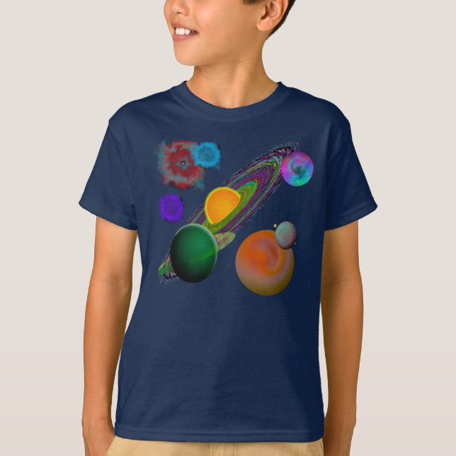 Sol- systemdesign tee (Framsida)