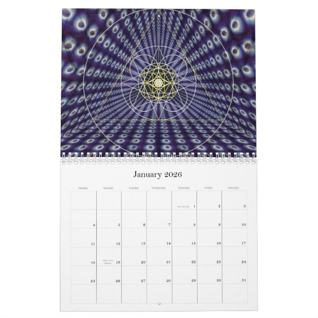 Sol- systemgeometrier per Martineau Kalender (Jan 2026)