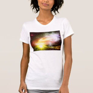 Sol- systemkvinna T-tröja T Shirt