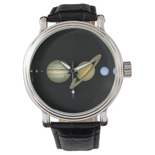 Sol- Sytem ~ beskådar Long Armbandsur