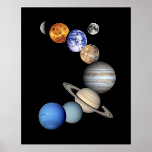 Sol- Sytem Montage Poster