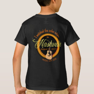 Sol- T-tröja för förmörkelseNashville barn Tee Shirt