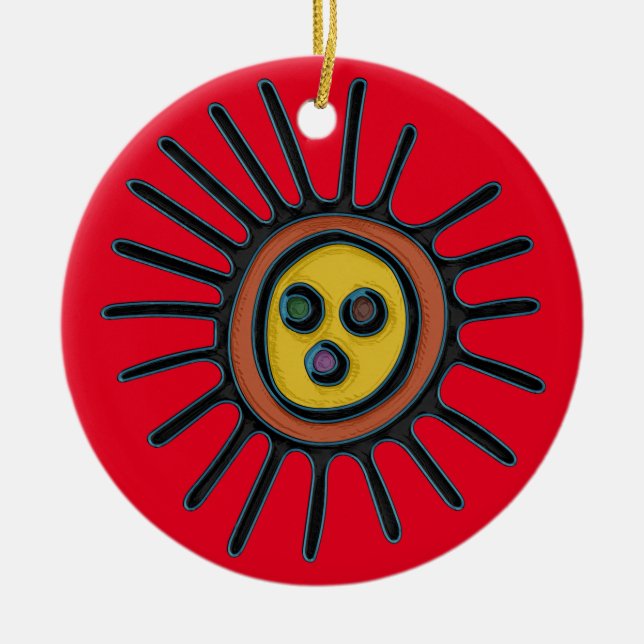 Sol Taino Circle Ornament (Framsidan)