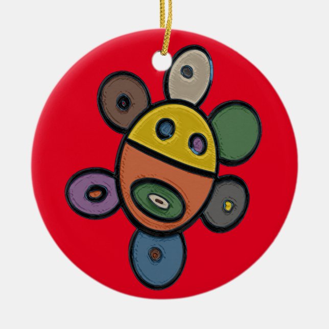 Sol Taino Circle Ornament (Framsidan)