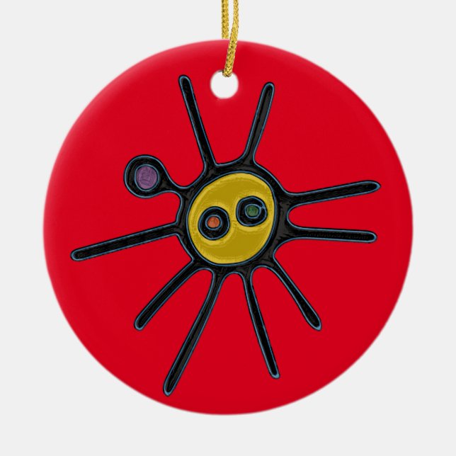 Sol Taino Circle Ornament (Framsidan)