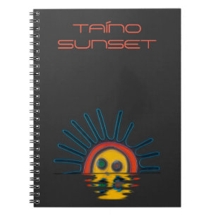Sol Taino Sunset Anteckningsbok