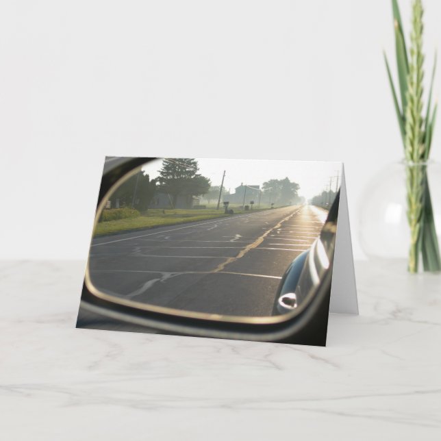 Sol tänt Motivational kort för väg (Framsida)