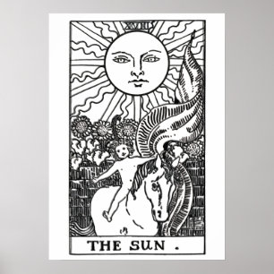 Sol-Tarot Card Poster
