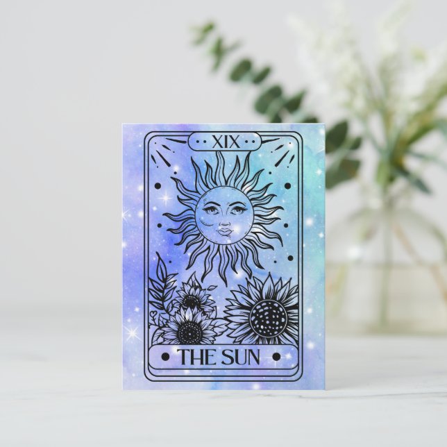 Sol Tarot-vykort Vykort (Stående Fram)