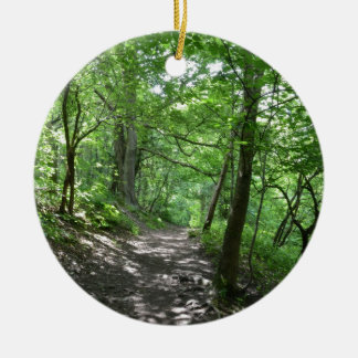 Sol till och med träden julgransprydnad keramik