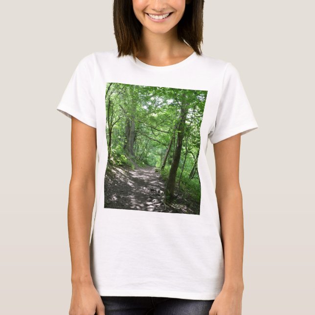 Sol till och med träden tee shirt (Framsida)