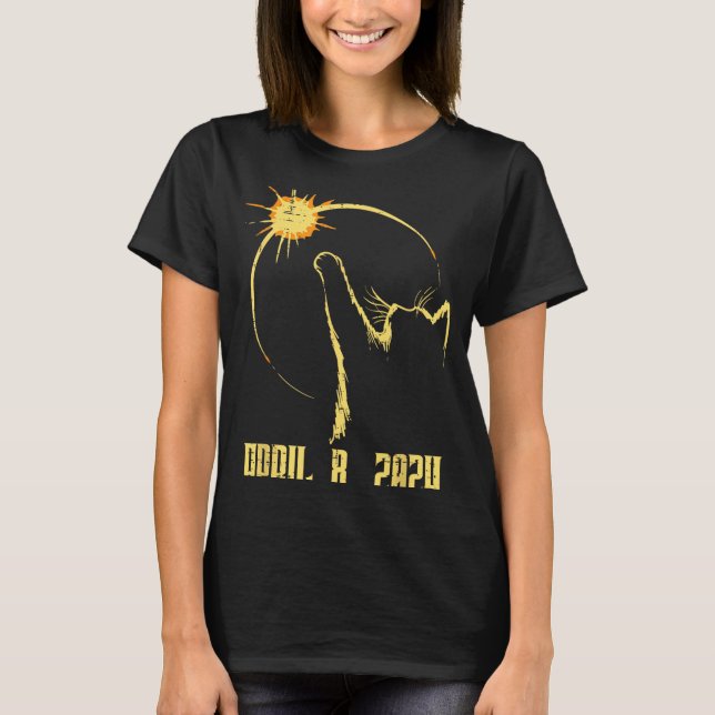 Sol Total Solar Eclipse 2024 April 8 Manar Women K T Shirt (Framsida)