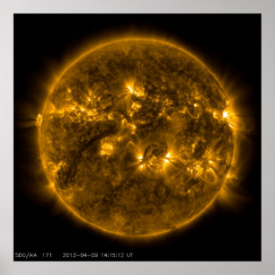Sol tyst kran poster