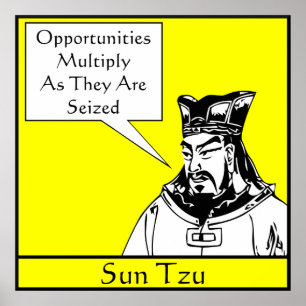 Sol Tzu -- Kinesisk militär strateg Poster