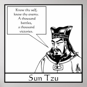 Sol Tzu -- Kinesisk militär strateg Poster