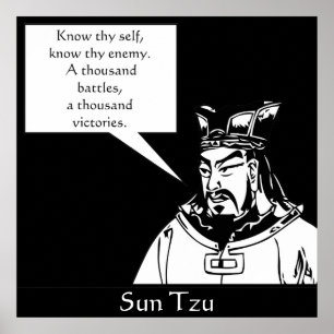 Sol Tzu -- Kinesisk militär strateg Poster
