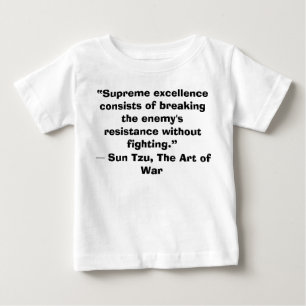 Sol Tzu-konst av Krig Baby Winner t-shirt