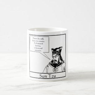 Sol Tzu och citationstecken Kaffemugg