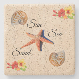 Sol, underlägg av havs- och sandsten